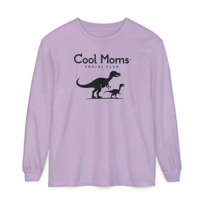 Dinosaur Long Sleeve T Shirt for Cool Moms Social Club - Ocean State Styles