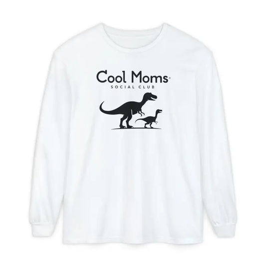Dinosaur Long Sleeve T Shirt for Cool Moms Social Club - Ocean State Styles