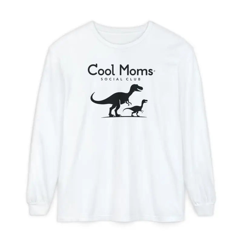 Dinosaur Long Sleeve T Shirt for Cool Moms Social Club - Ocean State Styles