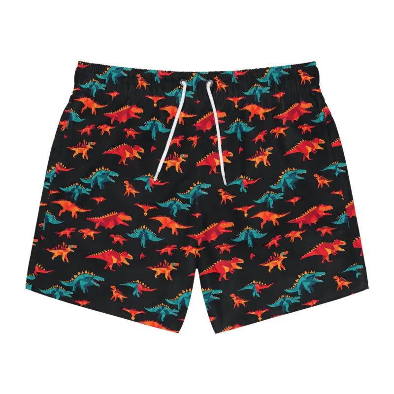 Dinosaur Print Swim Trunks For Kids And Adults Fun Beachwear Essentials - Ocean State Styles