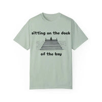 Dock of the Bay T Shirt Light Blue Aqua and Light Green - Ocean State Styles