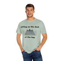 Dock of the Bay T Shirt Light Blue Aqua and Light Green - Ocean State Styles