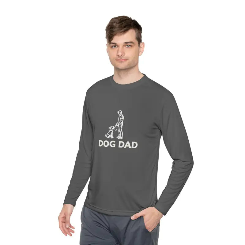 Dog Dad Performance Long Sleeve Tee for Active Owners - Ocean State Styles