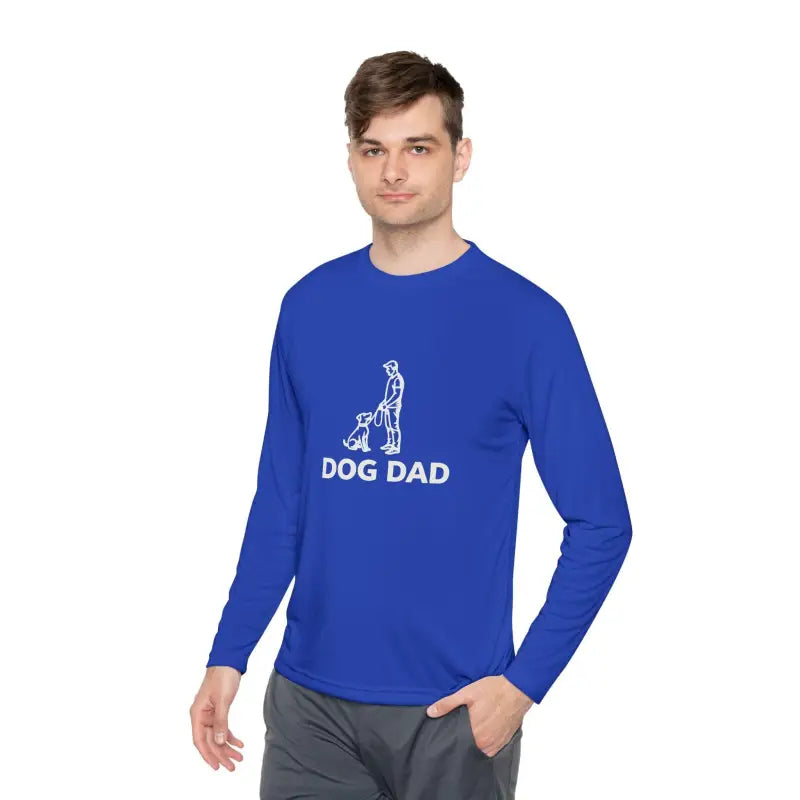 Dog Dad Performance Long Sleeve Tee for Active Owners - Ocean State Styles