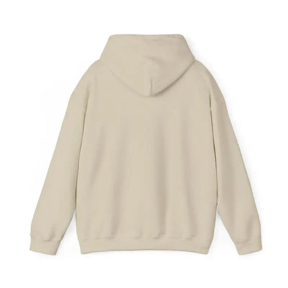 Beige hooded sweatshirt for dog lovers featuring I Love My Dogs design