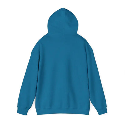 Blue hooded sweatshirt featuring I Love My Dogs design for dog lovers