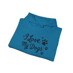Dog Lover Hoodie I Love My Dogs Design for Pet Lovers - Ocean State Styles