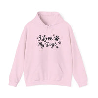 Dog Lover Hoodie I Love My Dogs Design for Pet Lovers - Ocean State Styles