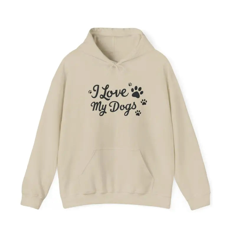 Dog Lover Hoodie I Love My Dogs Design for Pet Lovers - Ocean State Styles