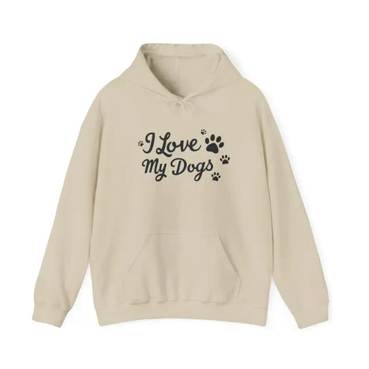 Dog Lover Hoodie I Love My Dogs Design for Pet Lovers - Ocean State Styles
