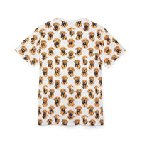 Dog Patterned T Shirt with Golden Retriever Print for Pet Lovers - Ocean State Styles