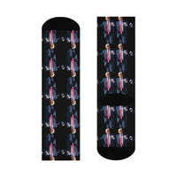 Donald Trump Pattern Novelty Crew Socks for Fun and Style - Ocean State Styles