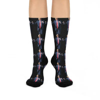 Donald Trump Pattern Novelty Crew Socks for Fun and Style - Ocean State Styles
