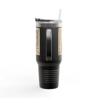 Duck Cartoon Insulated Tumbler 40oz Olive Green Travel Mug - Ocean State Styles
