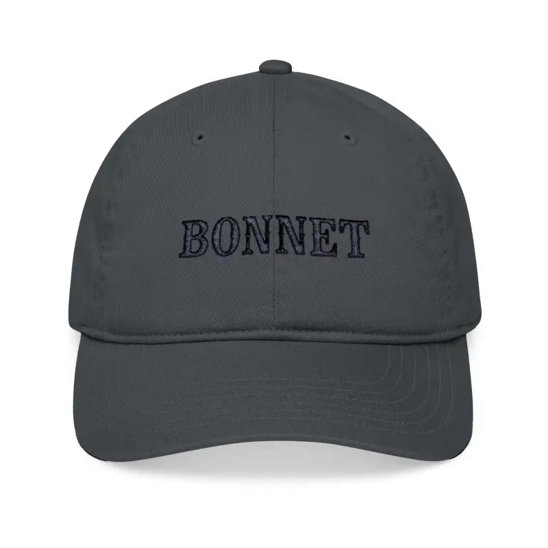 Embroidered Organic Baseball Cap Bonnet Style Eco Chic - Ocean State Styles