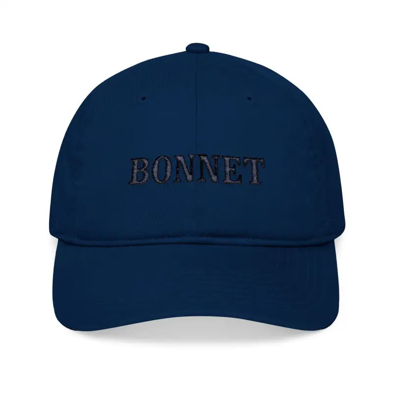 Embroidered Organic Baseball Cap Bonnet Style Eco Chic - Ocean State Styles