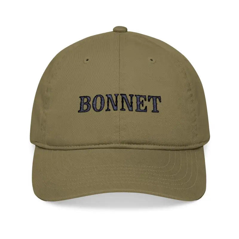 Embroidered Organic Baseball Cap Bonnet Style Eco Chic - Ocean State Styles