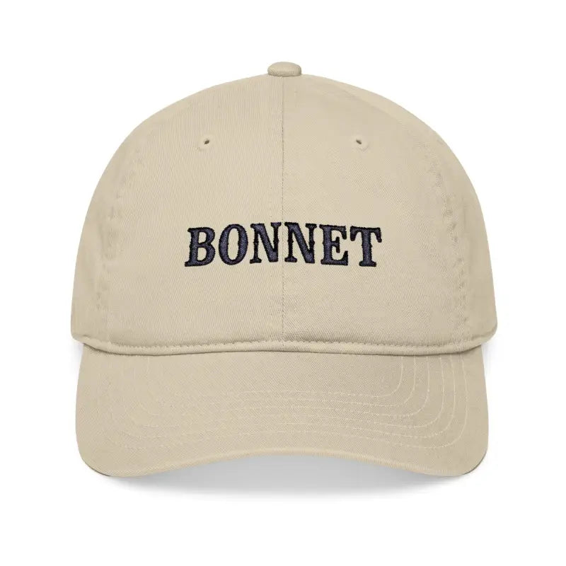 Embroidered Organic Baseball Cap Bonnet Style Eco Chic - Ocean State Styles
