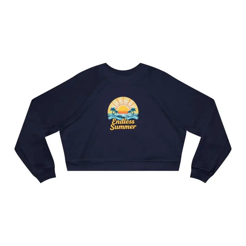 Endless Summer Cropped Fleece Sweatshirt for Women - Ocean State Styles