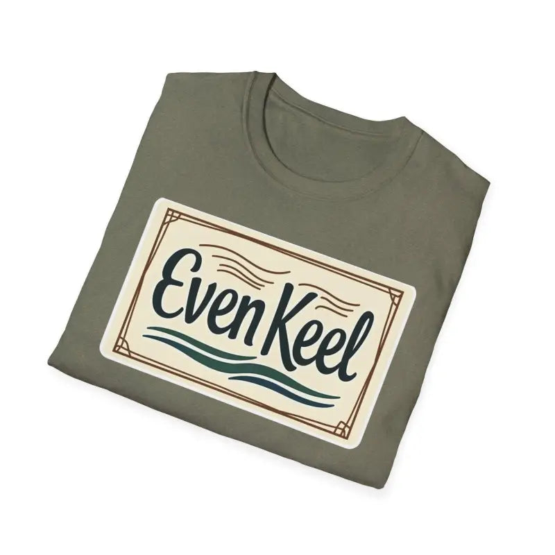 Even Keel Graphic Unisex T Shirt for Casual and Semi Formal Wear - Ocean State Styles