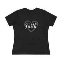Faith Heart Design T Shirt for Women Stylish Spiritual Tee - Ocean State Styles