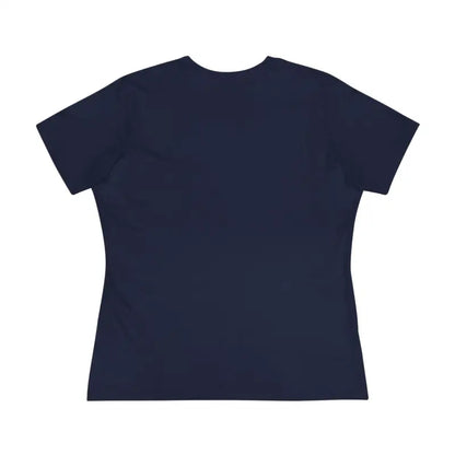 Navy blue women’s t-shirt featuring Faith Heart design for stylish casual wear