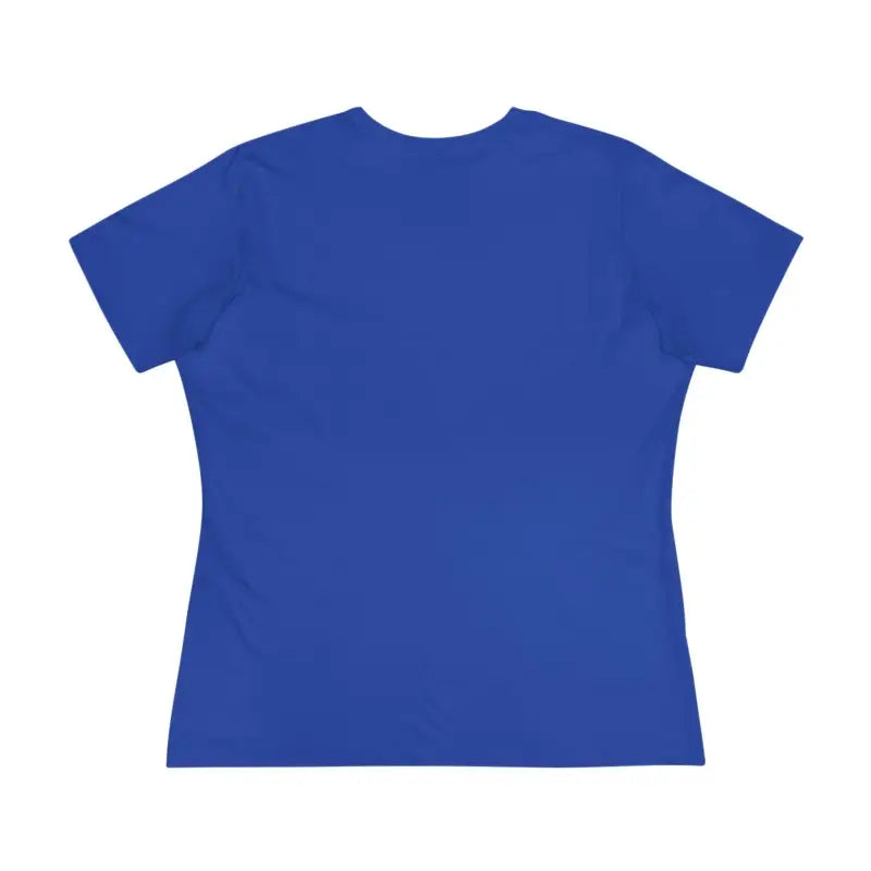 Blue women’s t-shirt featuring Faith Heart design, ideal for casual wear