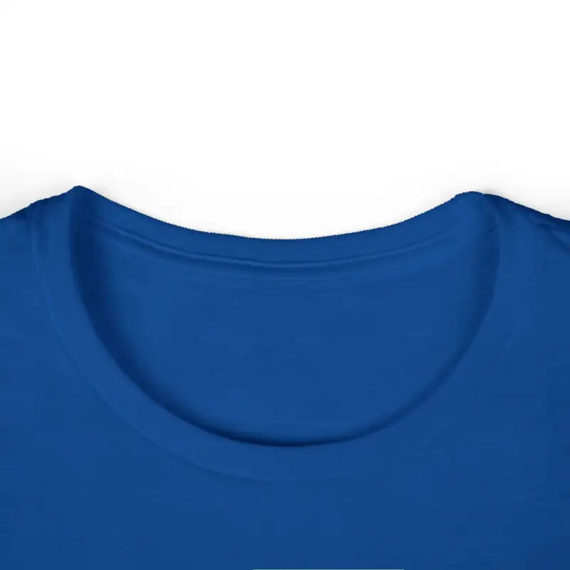 Blue crew neck T-shirt from Family Vibes Women’s Softstyle Tee for Family Celebrations