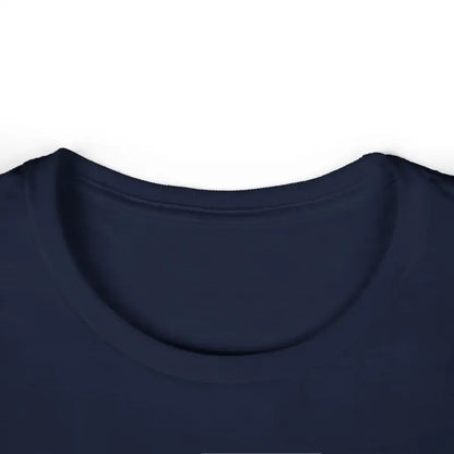 Navy blue T-shirt neckline from Family Vibes Women’s Softstyle Tee for Family Celebrations
