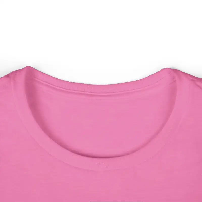 Pink crew neck t-shirt from Family Vibes Women’s Softstyle Tee for Family Celebrations
