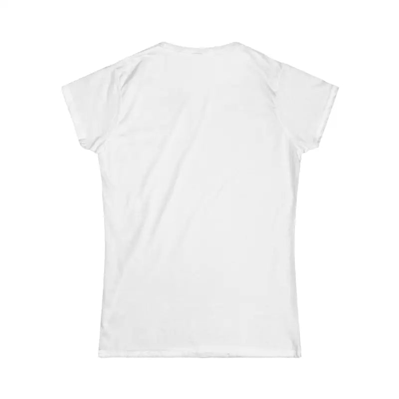White women’s softstyle t-shirt from Family Vibes for family celebrations