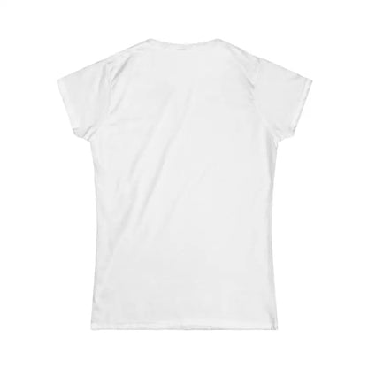 White women’s softstyle t-shirt from Family Vibes for family celebrations