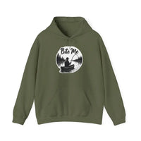 Fishing Bite Me Unisex Heavy Blend Hoodie for Anglers Comfort - Ocean State Styles