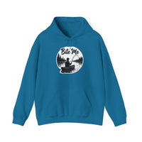 Fishing Bite Me Unisex Heavy Blend Hoodie for Anglers Comfort - Ocean State Styles
