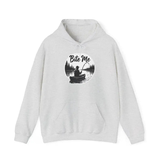 Fishing Bite Me Unisex Heavy Blend Hoodie for Anglers Comfort - Ocean State Styles