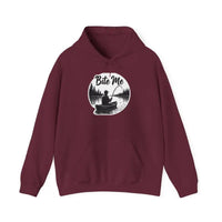 Fishing Bite Me Unisex Heavy Blend Hoodie for Anglers Comfort - Ocean State Styles