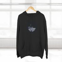 Fleece Hoodie Block Island Rhode Island Lighthouse Unisex Sweatshirt - Ocean State Styles