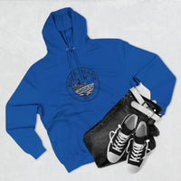 Fleece Hoodie Block Island Rhode Island Lighthouse Unisex Sweatshirt - Ocean State Styles