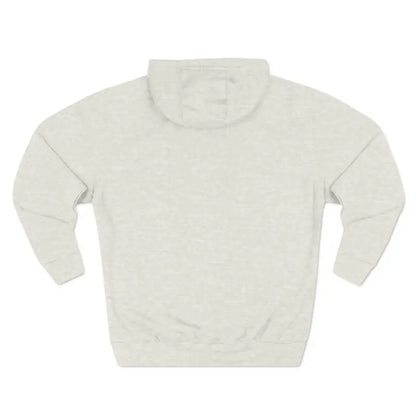 Heathered gray hooded sweatshirt in Block Island North Light Unisex Fleece Hoodie design