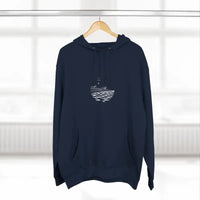 Fleece Hoodie Block Island Rhode Island Lighthouse Unisex Sweatshirt - Ocean State Styles