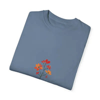 Floral Design Unisex T-Shirt Collection in Salmon White and Light Green - Ocean State Styles