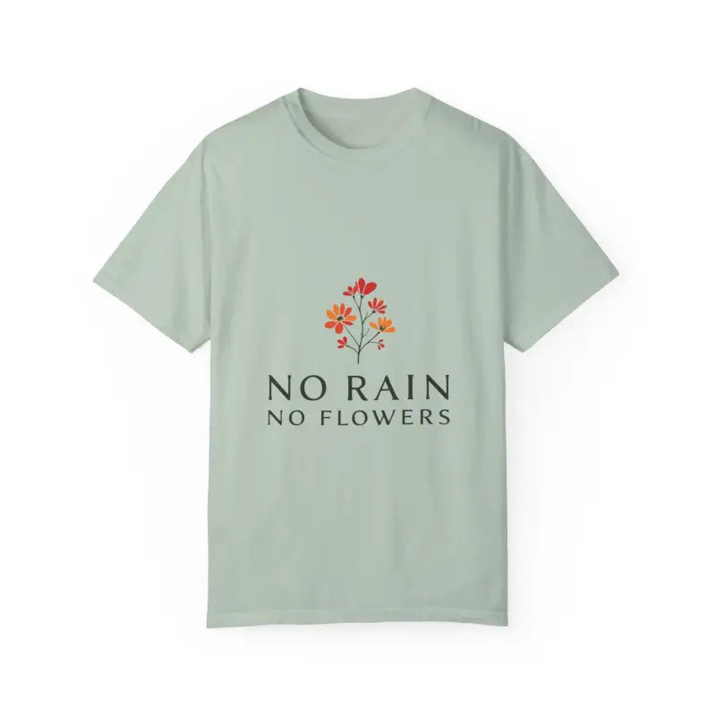 Light green T-shirt with floral design from Floral Design T-Shirt Collection