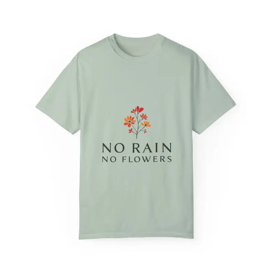 Floral Design Unisex T-Shirt Collection in Salmon White and Light Green - Ocean State Styles