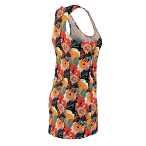Floral Print Racerback Dress for Summer Parties - Ocean State Styles