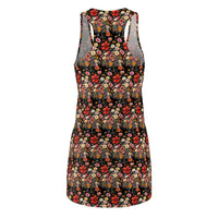 Floral Print Racerback Tank Dress for Effortless Summer Style - Ocean State Styles