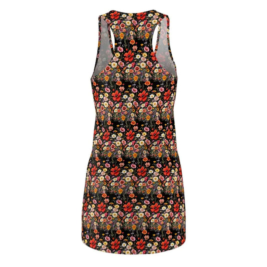 Floral Print Racerback Tank Dress for Effortless Summer Style - Ocean State Styles
