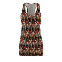 Floral Print Racerback Tank Dress for Effortless Summer Style - Ocean State Styles