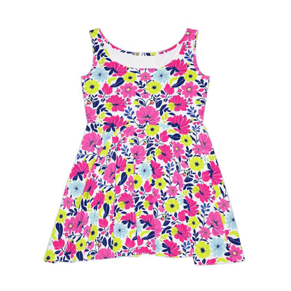 Floral Women’s Skater Dress featuring a vibrant sleeveless design for summer style