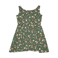 Floral Print Sleeveless Skater Dress for Women - Ocean State Styles