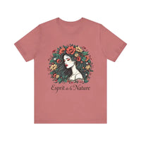 Floral Goddess Unisex Jersey Tee Esprit De La Nature Collection - Ocean State Styles